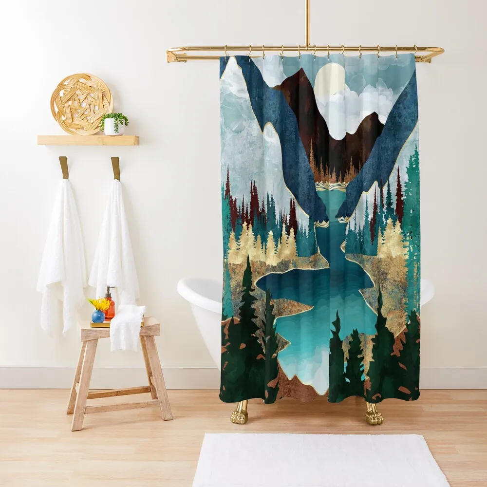 

River Vista Shower Curtain Bathroom And Shower Products Anime Bathroom Bathroom Box Accessory Curtain