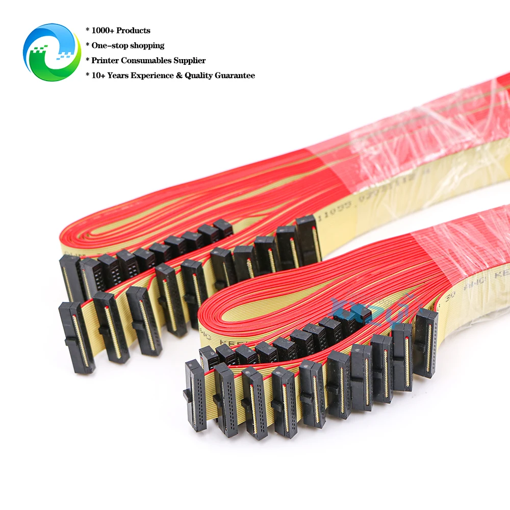 2pcs Inkjet Printer 382 Print Head Cable 26P for Smart Wit-color Myjet XAAR 26Pin Data Line