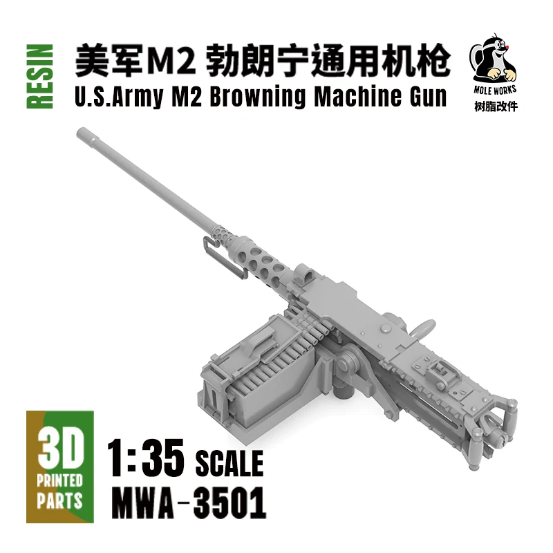 XARMKIT MWA-3501 1/35 U.S.Army M2 Browning Machine Gun 3D Printed Parts