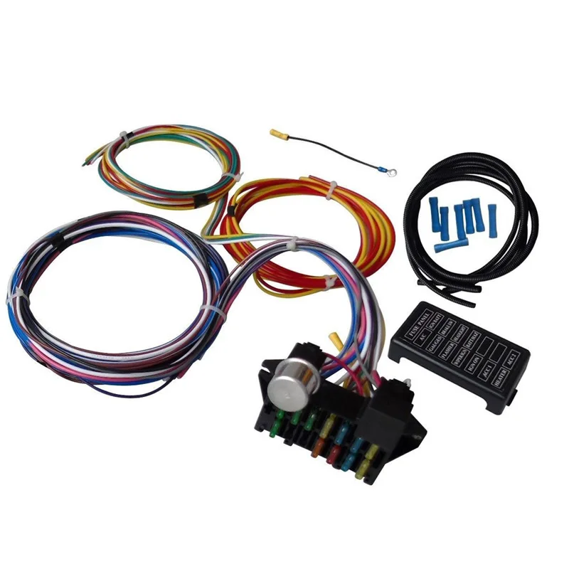 

14 circuit harness - old 12-14 circuit universal harness Hot Rod Street Rod XL wire