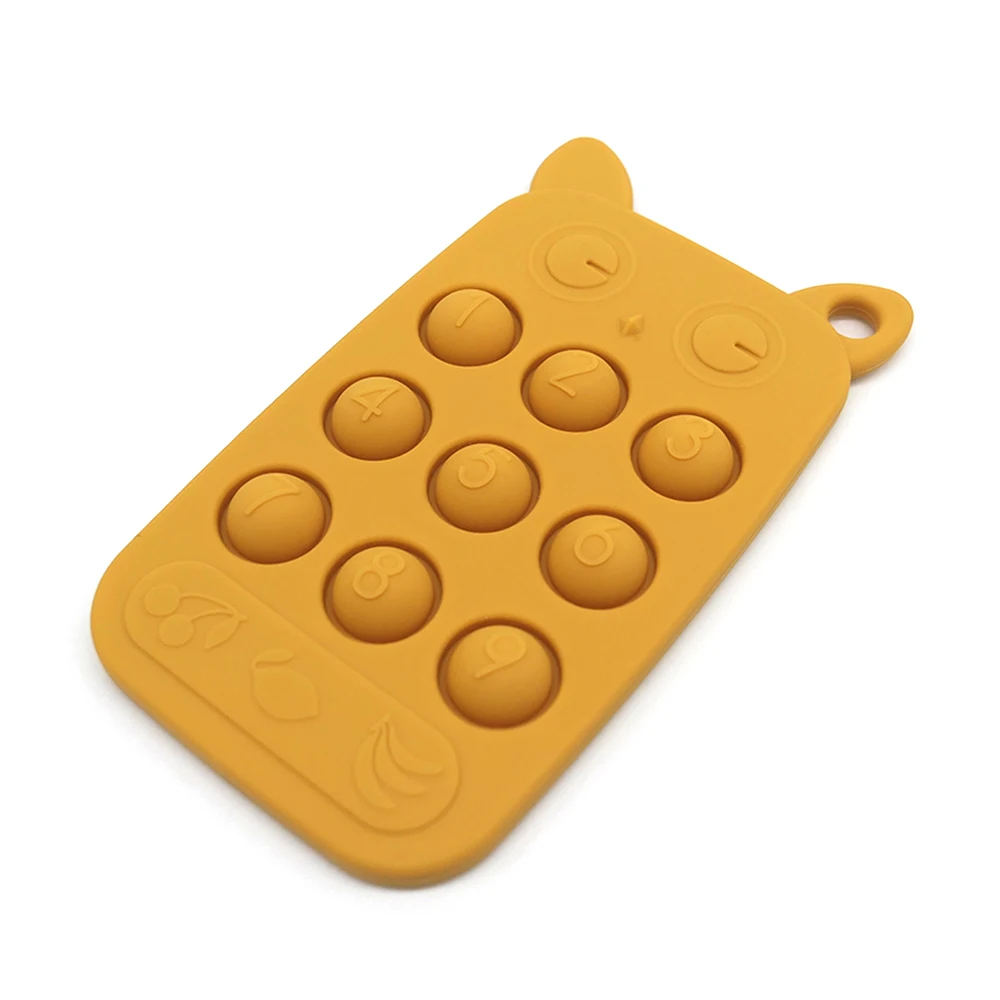 Massaggiagengive telecomandato in silicone per bambini Periodo dell'appetito orale del bambino Lenitivo telecomando Dentizione morsi Giocattoli in silicone