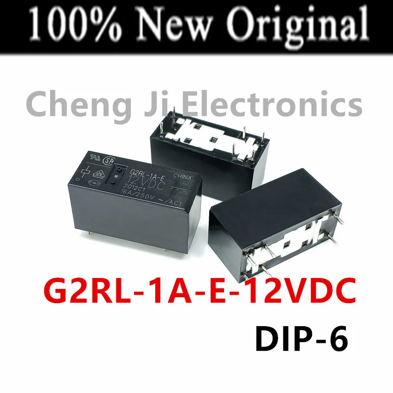 5-10PCS/Lot   G2RL-1A-E-5VDC 、G2RL-1A-E-12VDC 、G2RL-1A-E-24VDC    DIP-6   New Original Electromechanical Relay   G2RL-1A-E-DC12V