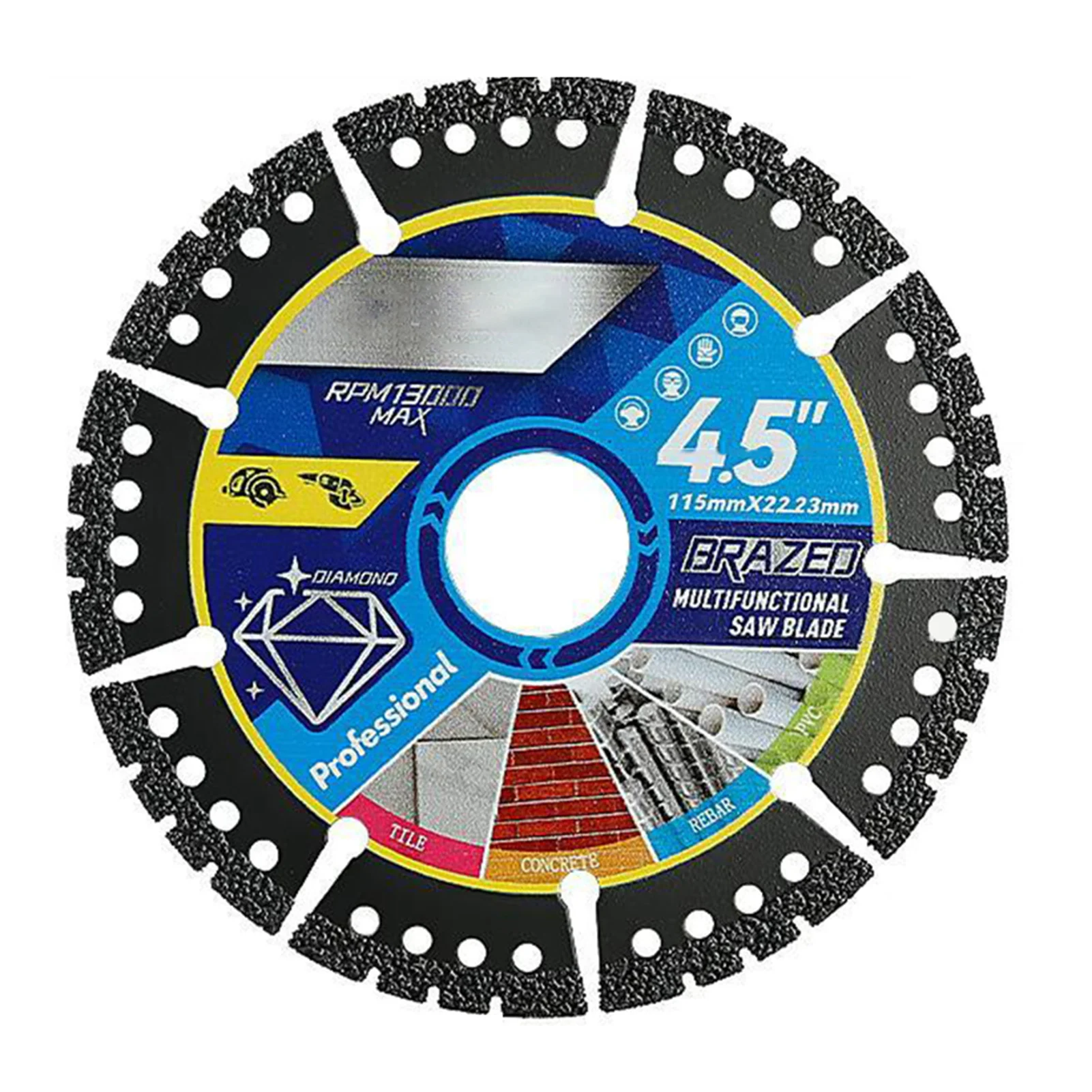 Multi-materiaal snijbladen metaal tegel steen kunststof haakse slijper zaagbladen voor legering gietijzer marmer gereedschap accessoires