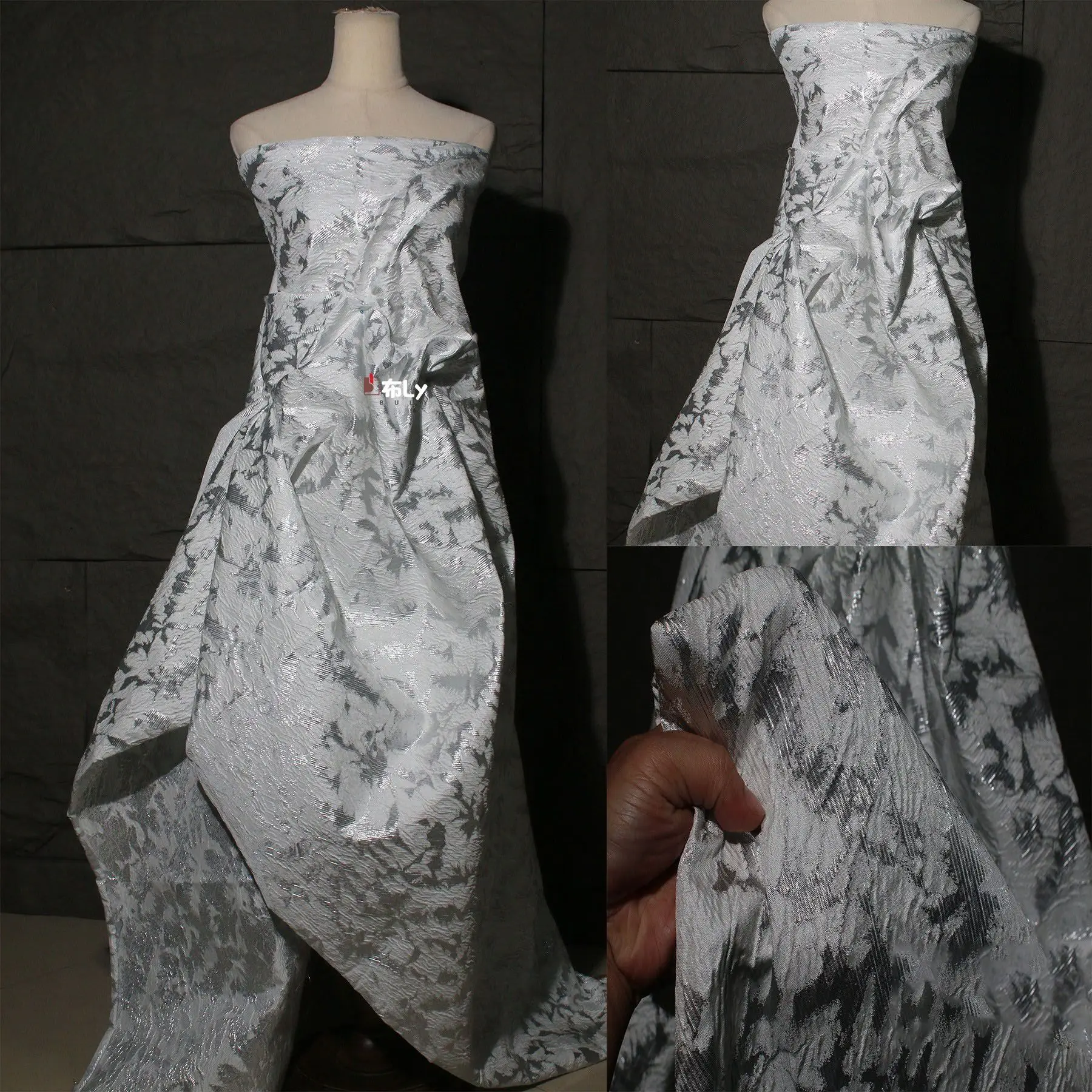 silver-white-shiny-jacquard-fabric-3d-texture-for-diy-creative-background-coat-skirt-high-end-designer-apparel-material
