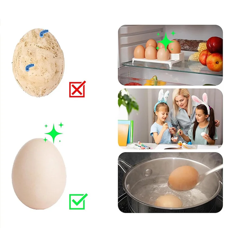 

A7THK-Egg Cleaner Специальная щетка для яиц Многоразовая щетка для чистки яиц Кухонная утварь для чистки