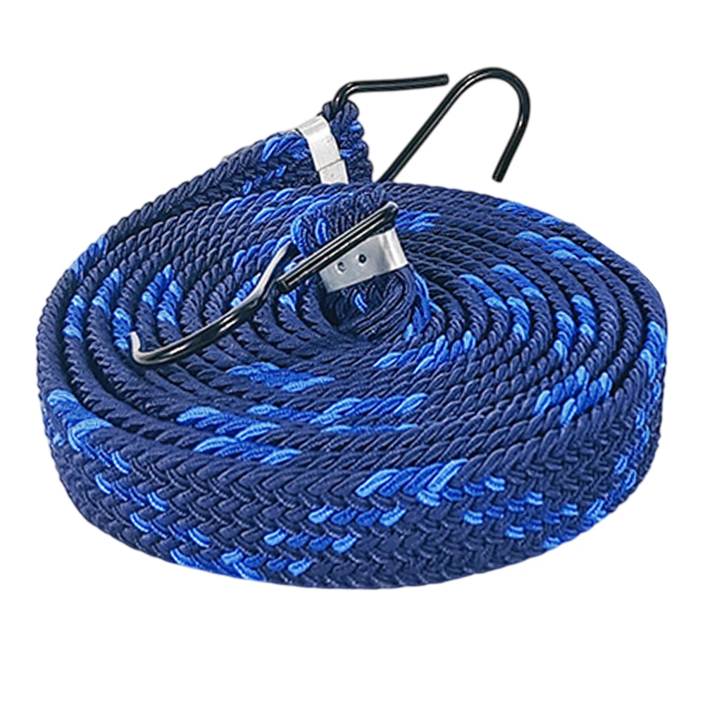 1PCS Extra Long Bungee Strap Ropes 2.5M 4M Length Rubber Strong Elastic Rope For Hand Truck Car Bike Emulsion Elastic Bandage