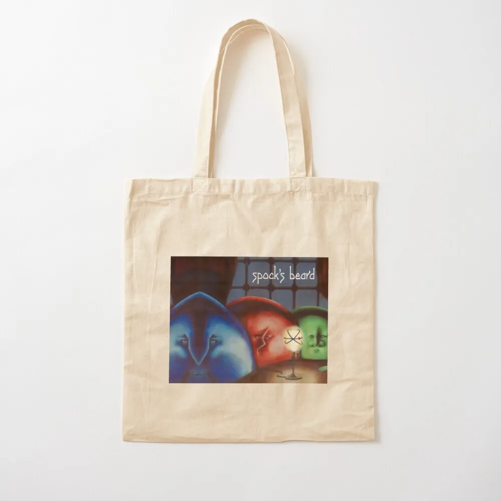 Spock's Beard The Light غطاء الألبوم الأمامي/الخلفي حمل حقيبة قماش حقيبة للنساء حقيبة مخصصة حمل امرأة