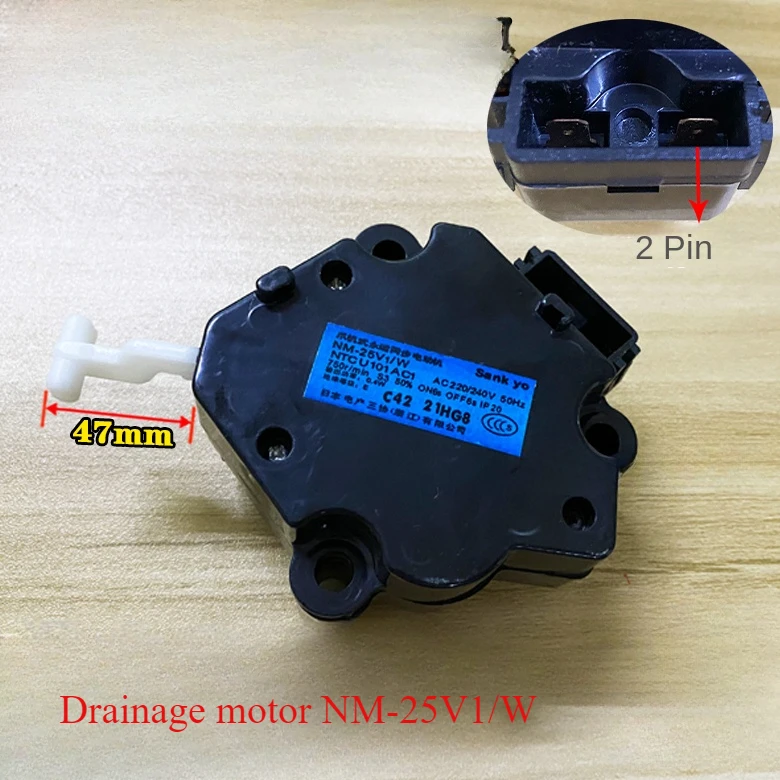 For Panasonic washing machine tractor drain motor motor claw pole type permanent magnet synchronous motor HM-25V1/W