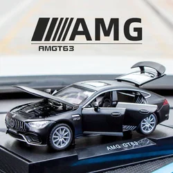 AMG-modelo de coche de aleación GT63 V8 para niños, vehículo de juguete fundido a presión, juguetes educativos, regalos para niños, 1:32