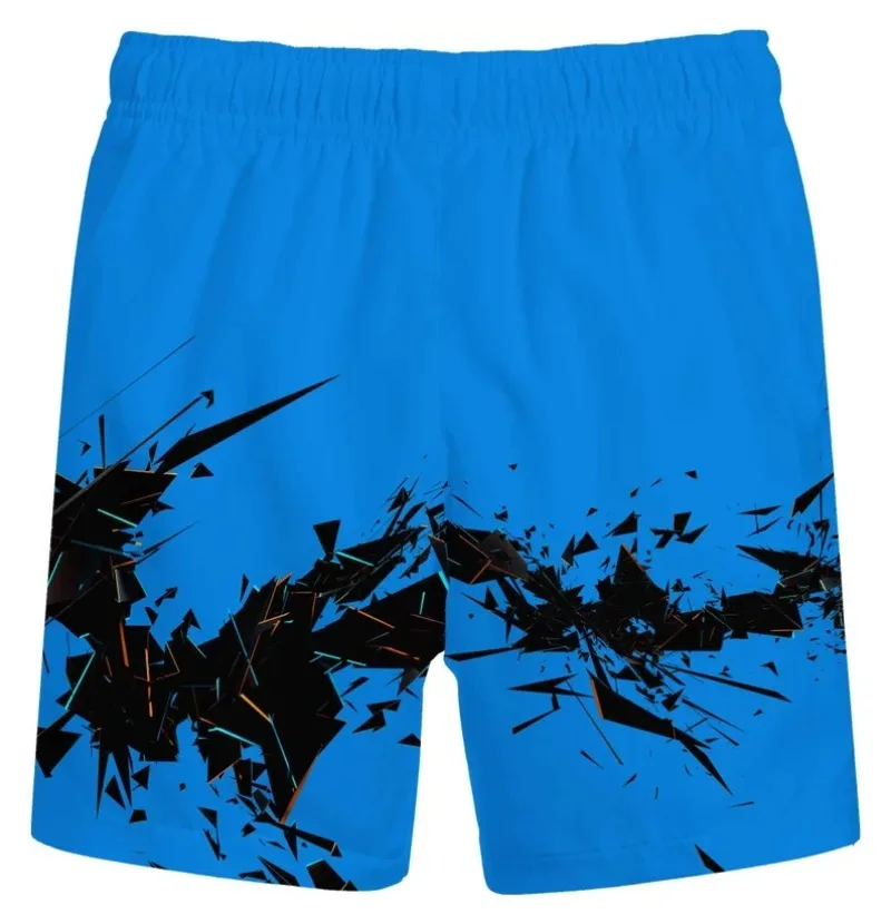 2026 Summer Hot Selling Yamaha 3D Blue Sports Shorts for Men and Women Trendy Casual Motorcycle Riding Sports Shorts