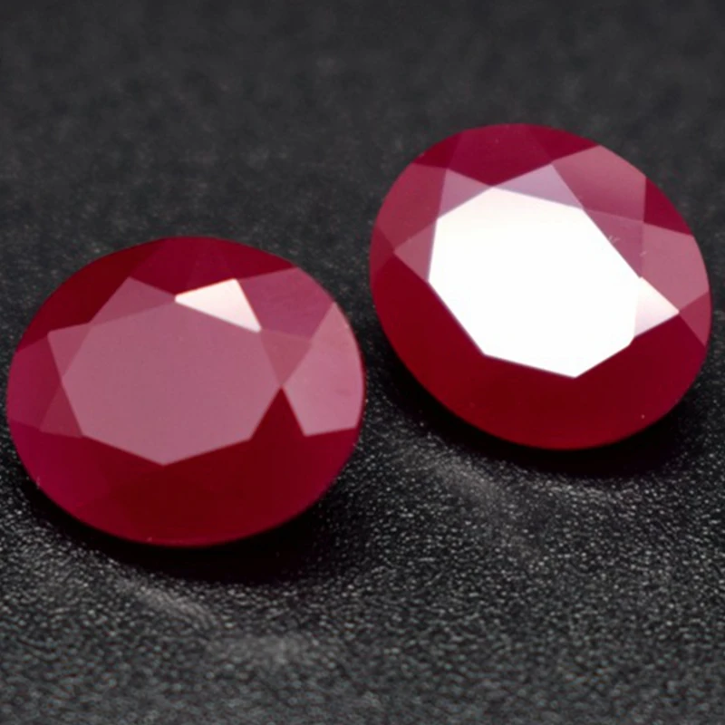 

Premium Ruby Mohs Hardness Oval Faceted Cut Gemstone for Jewelry Making/Collection/DIY Stone