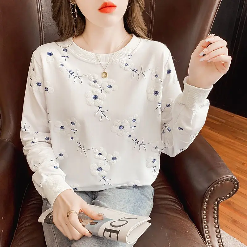 여성용 스웨트셔츠 여성 상의 따뜻한 네이비 블루 겨울 트렌디 인스 힙합 탑 오버사이즈 니치 하이 스트리트 빈티지 올드 워싱