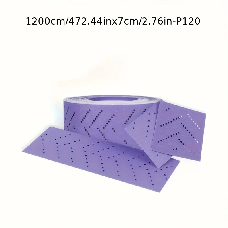 1 rolo de lixa de óxido de alumínio, grão médio, materiais de papel, compatível com carpintaria e reparo de carroceria automotiva moldagem sandi