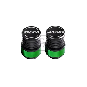 Pneu válvula tampas para Kawasaki, motocicleta acessórios, aro cobre, ZX-10R, ZX10R 8 principais vendas ponteira kawasaki zx10r - №8