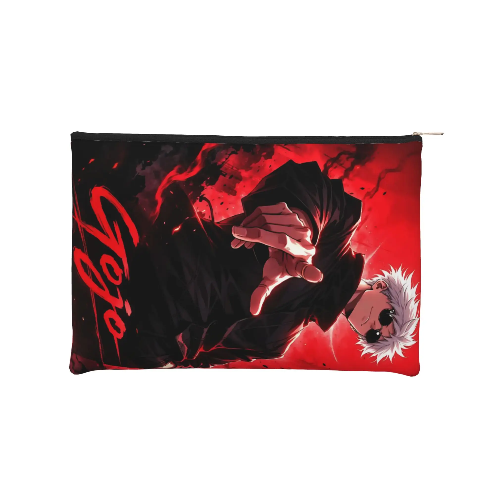 

Стильная милая косметичка Jujutsu Kaisen, сумка для макияжа, несессер с молнией, косметический мешочек.