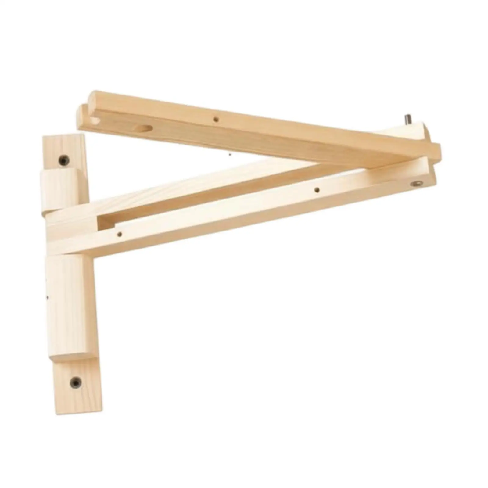 Vintage Style Wall Mounted Lamp Bracket Wood Hanging Rope Holder for Home Decor and Reading Nooks