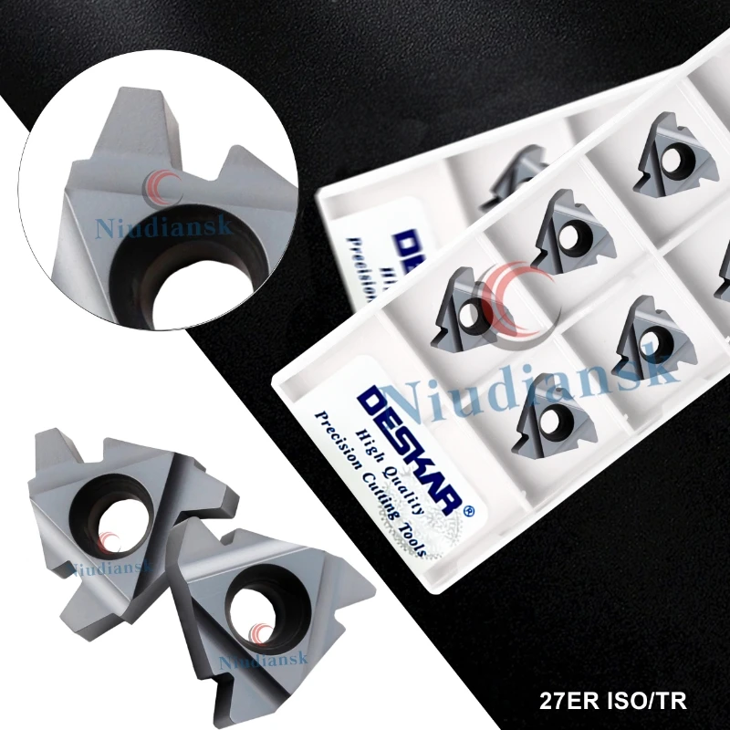 

Threading Blade 27ER 8.0ISO LDA Universal Material 27ER 8TR LDA CNC Lathe Machining Center T-Shaped External Thread Turning Tool