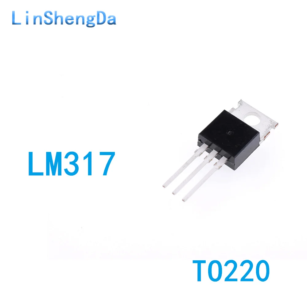 10PCS Direct insertion transistor LM317 LM317T T0-220 adjustable three terminal voltage regulator