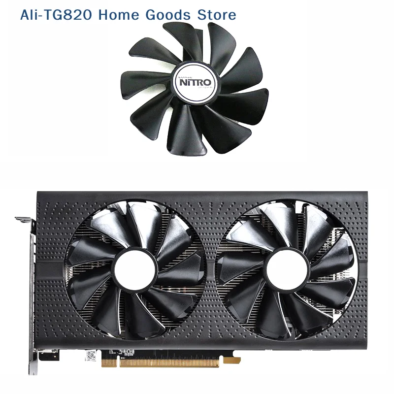 [TG820]CF1015H12D Cooler Fan For Radeon RX 470 480 580 570 NITRO Mining Edition RX580 RX480 Gaming Video Card Cooling Fan view 3