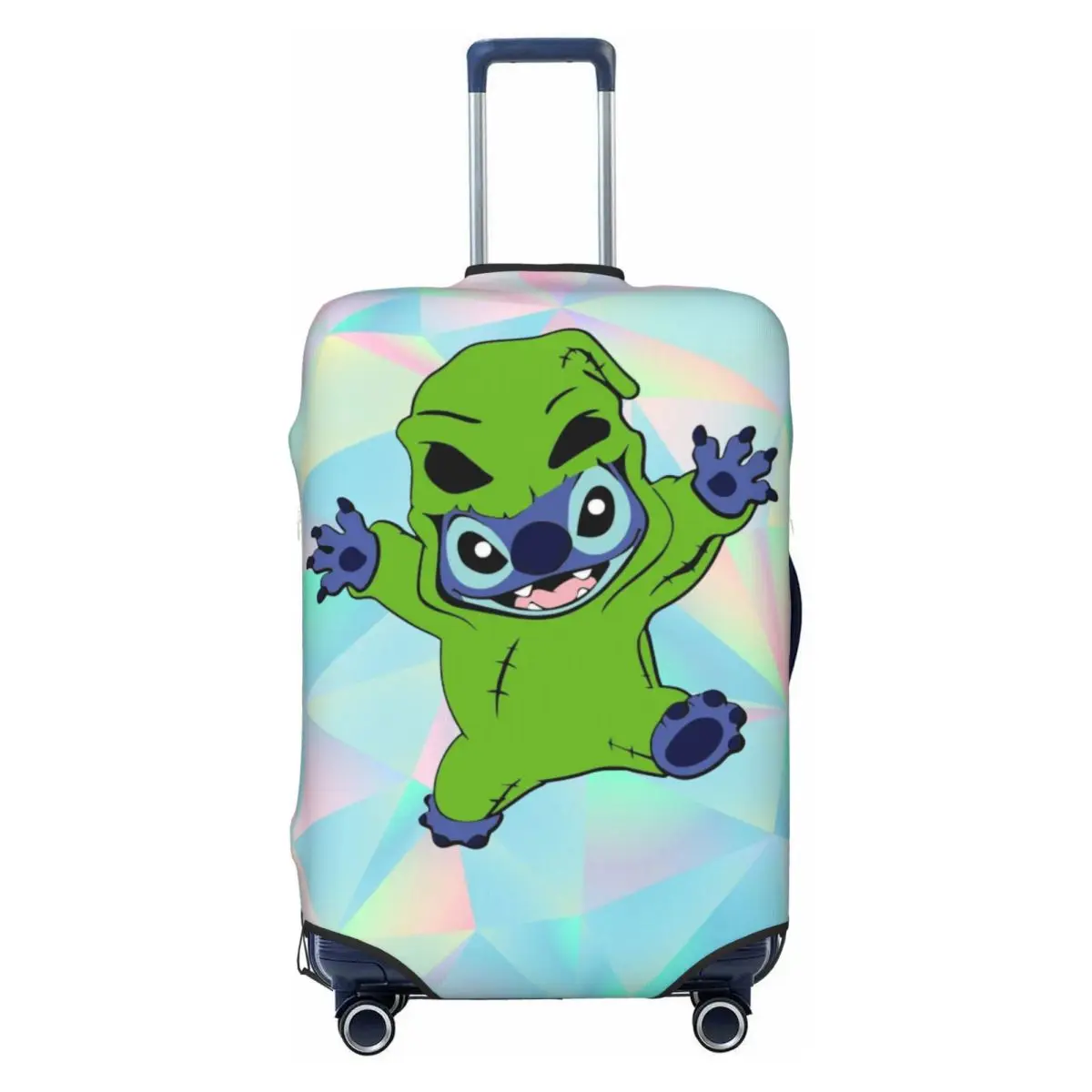 

Custom Stitches Wallpaper Cartoon Luggage Cover Protector Cute Travel Suitcase Covers for 18-32 Inch