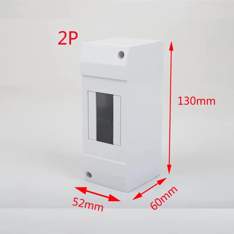 ABS Schaltergehäuse Oberflächenmodule Box 1-8P Leistungsschalter Verteilung MCB Elektrokasten Leistungsschalter Schutz Kunststoffbox