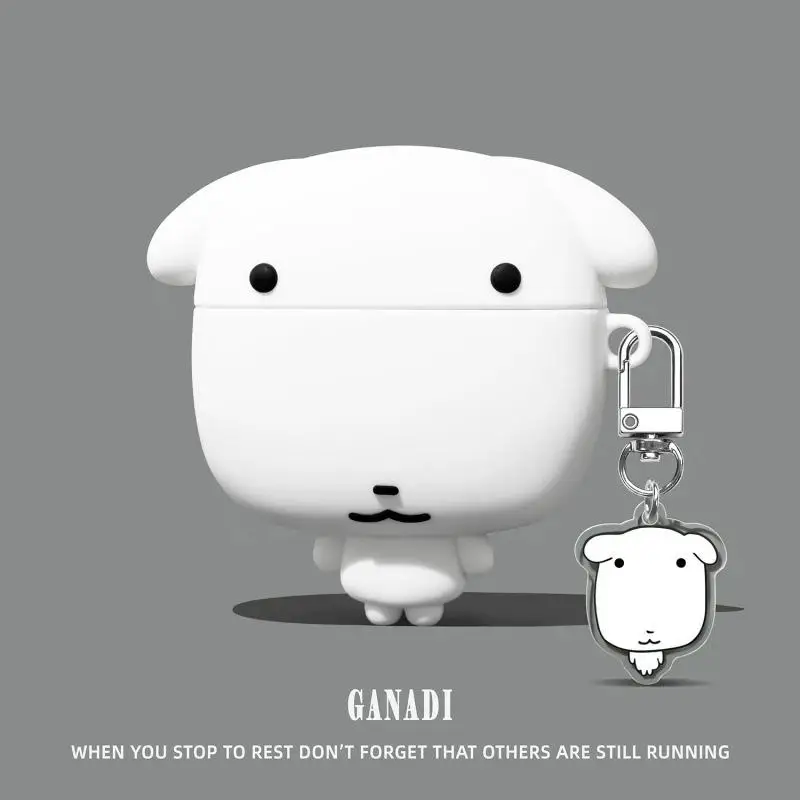 For AirPods 4 Pro 2 3 Case 3D Cute Cartoon Puppy Dog Soft Silicone Wireless Earphone Protect Cover Fit AirPods 1 2 Accessories view 3