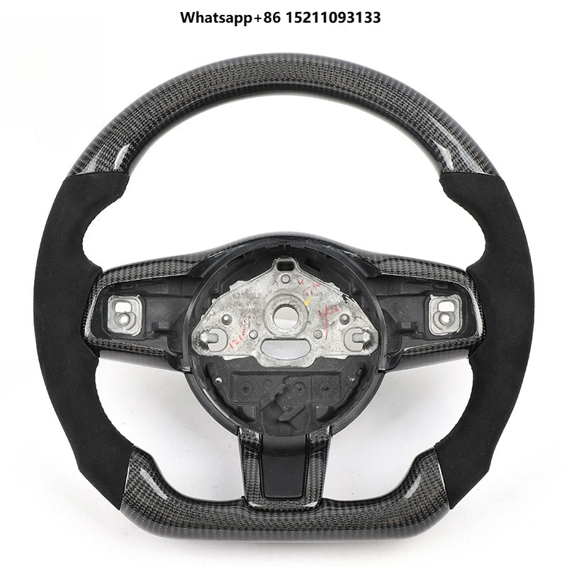 

Car Steering Wheel Real Carbon Fiber for Steering Wheel Durable Support Customizable Color