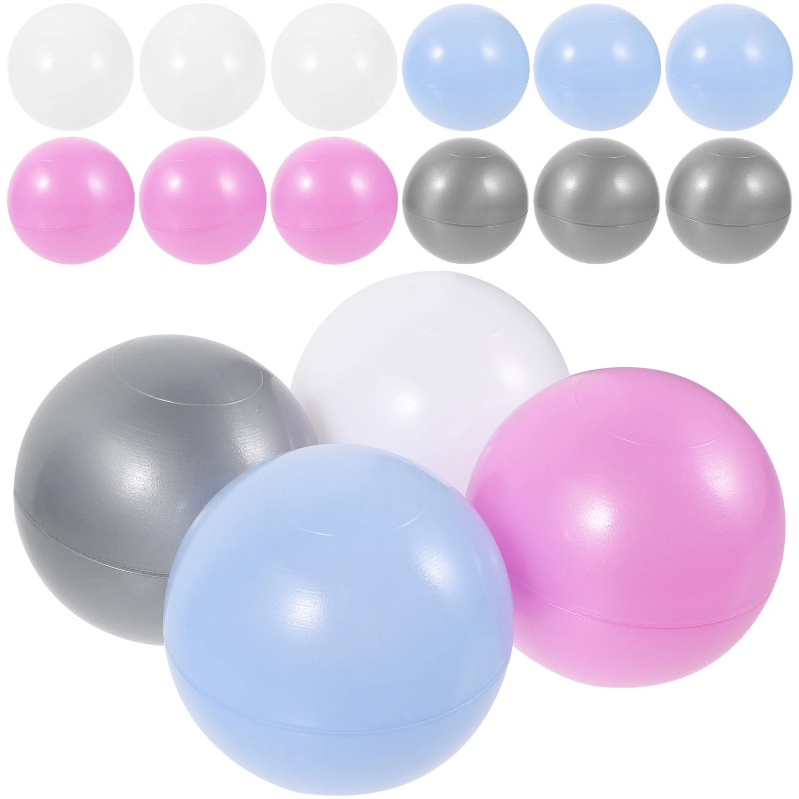 

50 Pcs Food Grade Colored Wave Balls for Pit Plastic Decorative Pits Kids Outdoor Toys