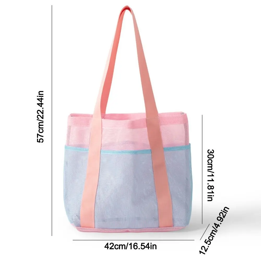 New Handheld Swimming Bag Mesh Large Capacity Sport Bag Foldable Cosmetic Bag - view 6