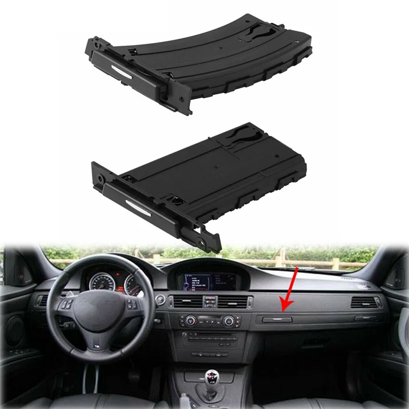 AS96-حامل أكواب قابل للسحب أمامي يسار وأيمن للسيارات لسيارات BMW E90 E91 318I 325I 2005-2012 51459173463 51459173469 Pa