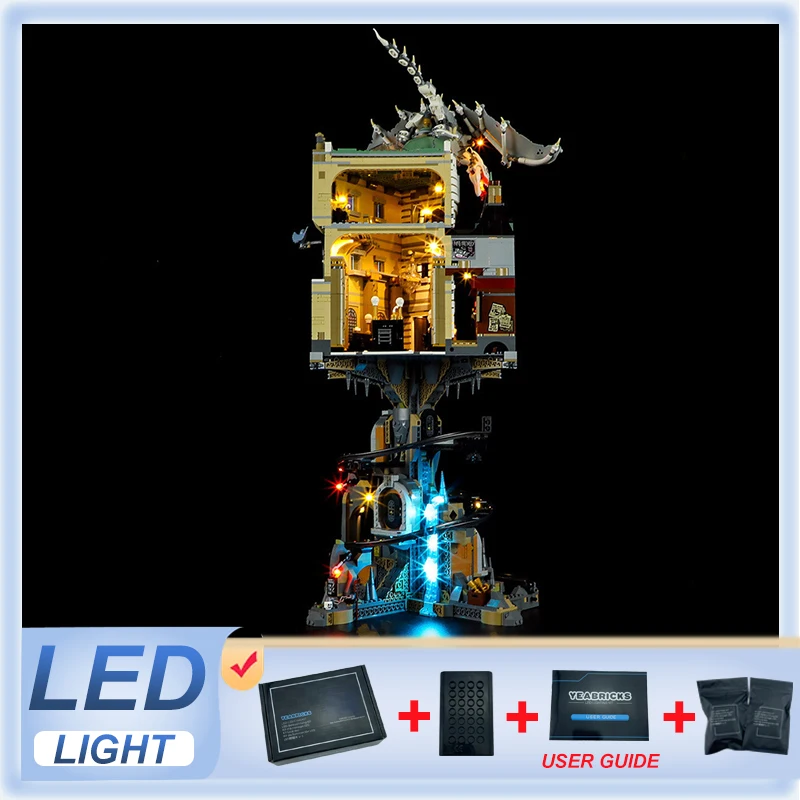 

DIY LED Light Kit For LEGO 76417 Gringotts Wizarding Bank - Collectors' Edition (Only LED Light,Without Blocks Model)