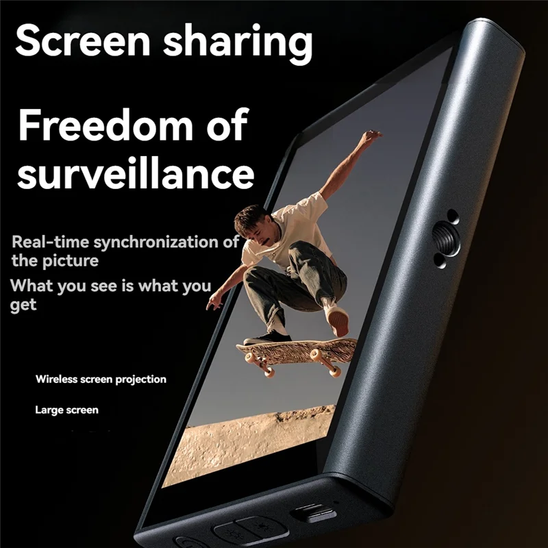 

AA60-Wireless Video Monitor Kit For Vlogging With Remote For Iphone & Android Phones