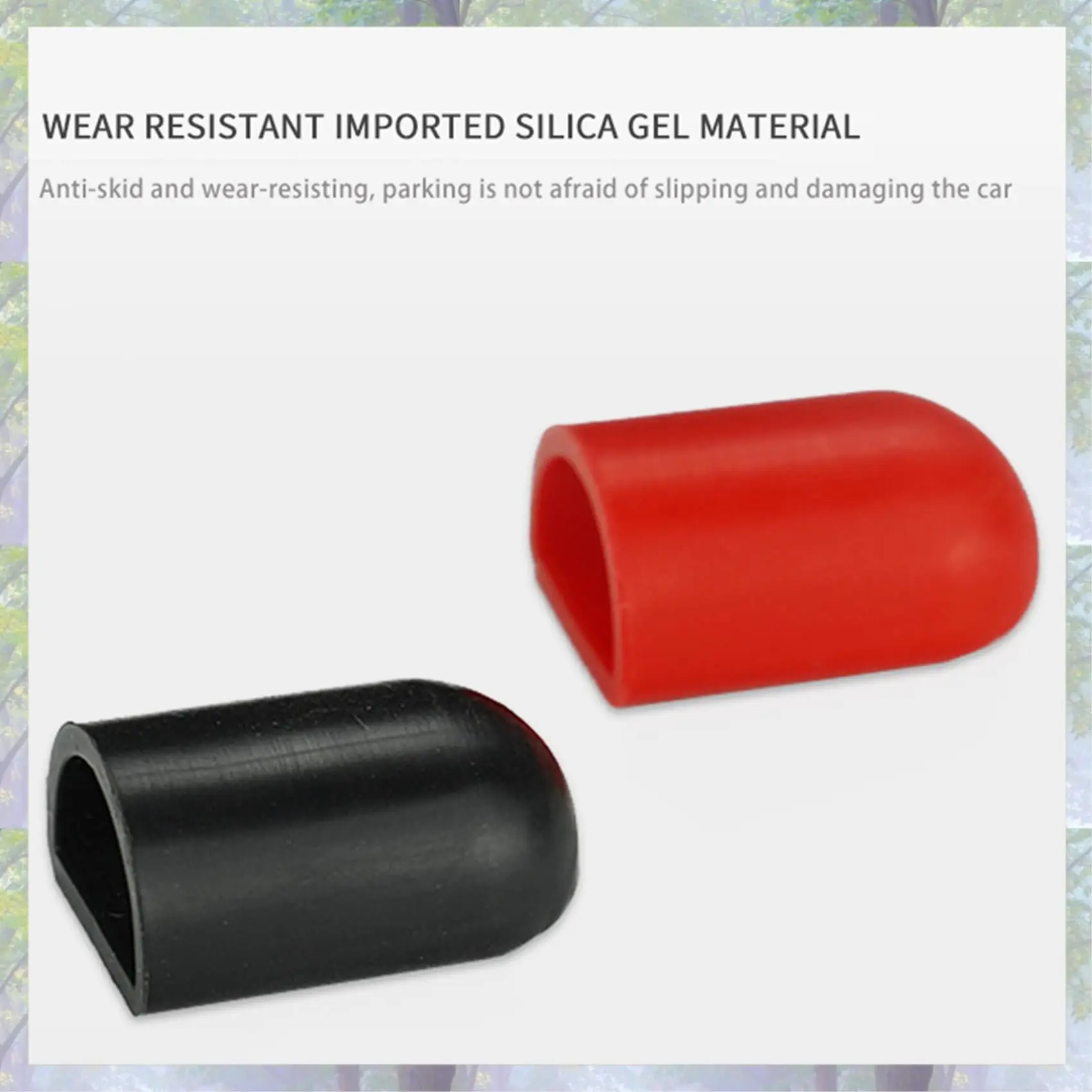 4-delige voetsteunhoes siliconen hoes voor Ninebot Es2 Es4 Millet Xiaomi M365 / M365 Pro elektrische scooter, rood