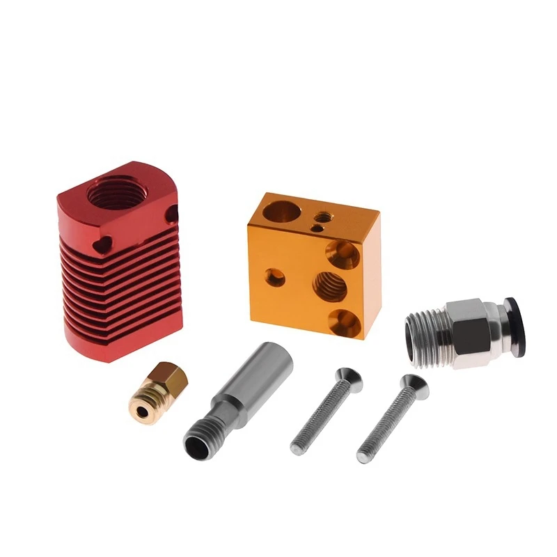 MK8 Hotend CR10 CR10S Assembled Extruder With Aluminum Heating Block 0.4Mm Nozzle(12V 40W)