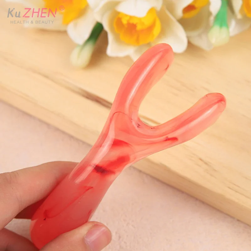 Peine de masaje de acupuntura meridiano con forma de pulpo, peine para el cuero cabelludo de diente ancho, herramientas manuales de masaje profundo para espalda, cuello y espalda, 1/2 Uds.