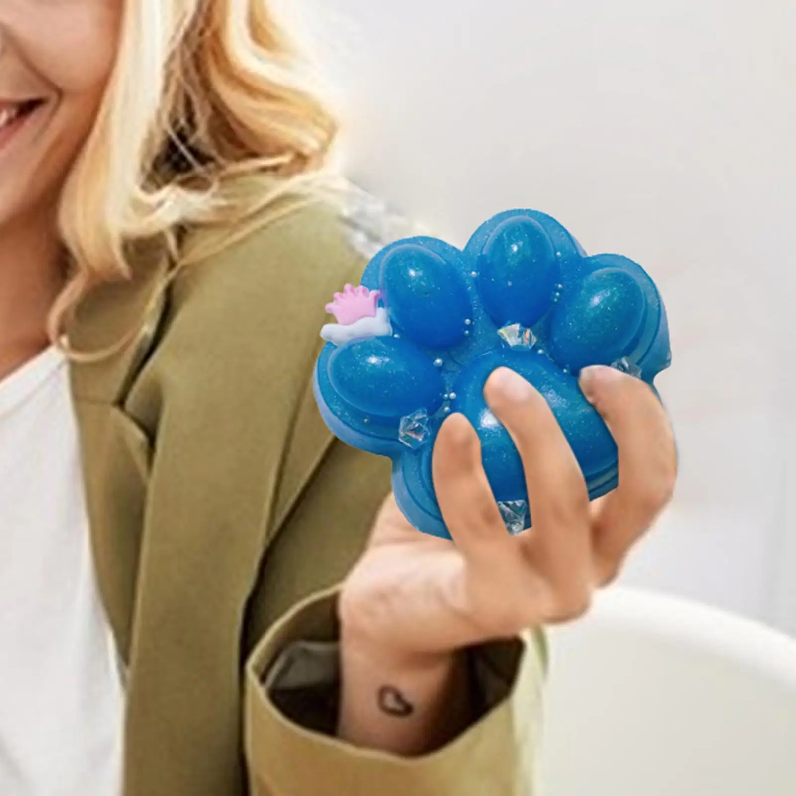 Giocattoli da spremere per bambini Ultra-morbido interattivo a forma di zampa di gatto Adulti Agitarsi Giocattoli da spremere per bambini Ragazzi Bambini Adolescenti Donne adulte Uomini