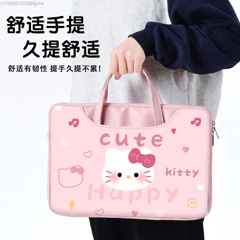 Sanrio Hello Kitty Pink Laptop Bag For 11 12 13 13.3 14 15 15.6 16 Inch Notebook Case Lenovo Xiaoxin Huawei Inner Tank Protector