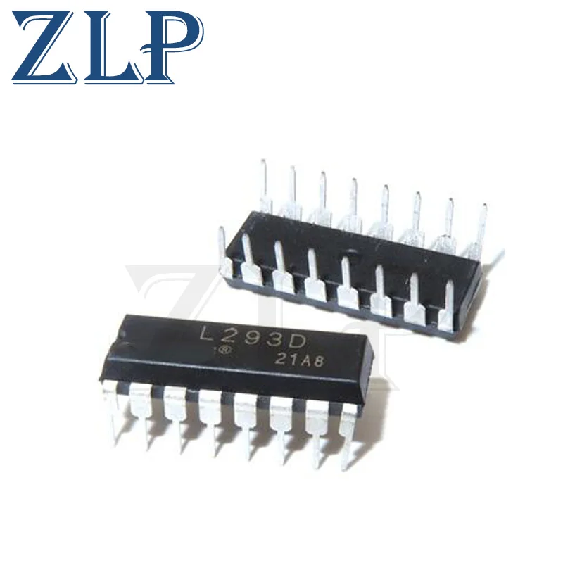 

10PCS/LOT L293D L293 293 DIP-16 Stepper Driver Chip IC 100% New