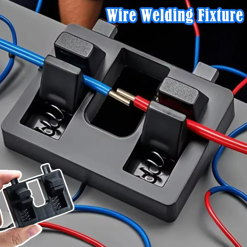 

1-5 шт. Регулируемый прочный пластиковый зажим для сварочной проволоки, крепление для толстой и тонкой проволоки, кабельных зажимов, для сварки и ремонта