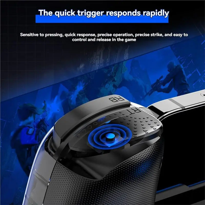 A42T-D6 Mini Stretch Gamepad Foldable Hall Effect Joystick For Android For Android Cell Phone PC Tablet Type-C Port