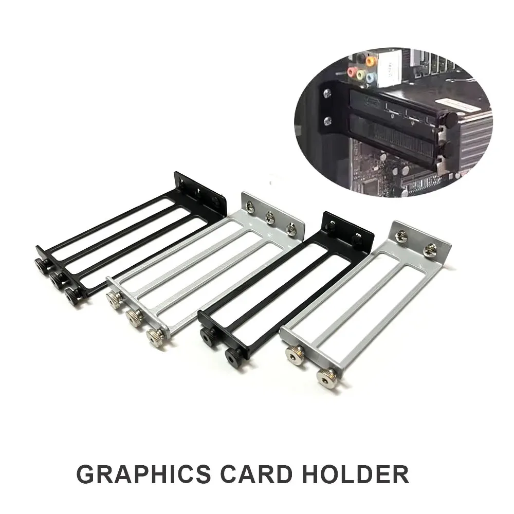 Supporto PCIE VGA doppio slot Open PC Case Frame staffa GPU, accessori per Computer fai da te