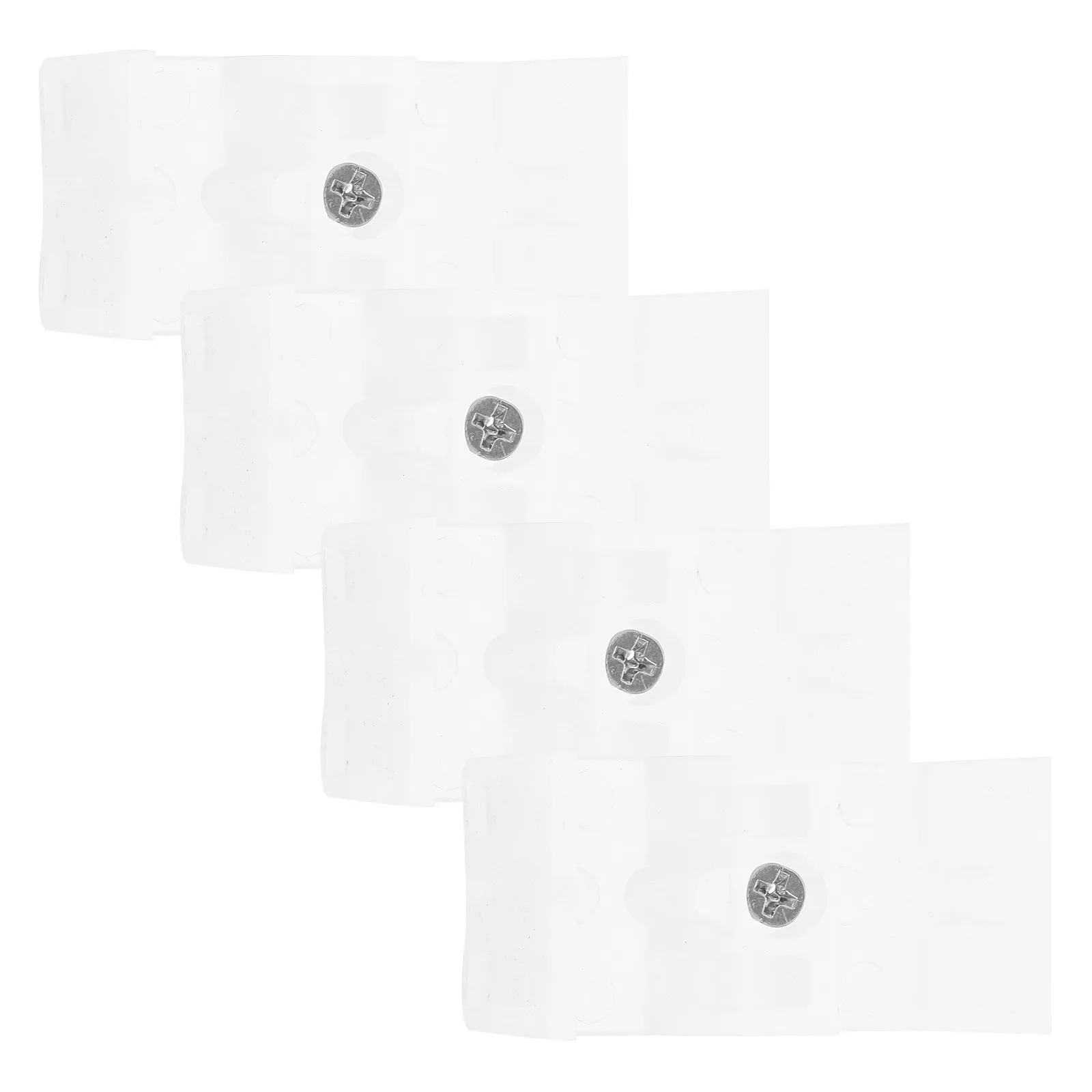 

4Pcs Shower Door Bumpers Silicone Anti-Collision Easy to Install No Tools Needed Shower Blocks Glass Door Guide