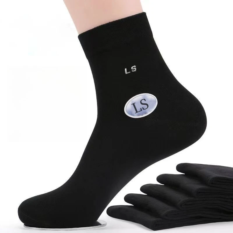 5 أزواج من الجوارب الرجالية الصيفية العشوائية، مضادة للرائحة، ماصة للعرق، قابلة للتنفس، مريحة، متعددة الاستخدامات، أعمال رجالية راقية