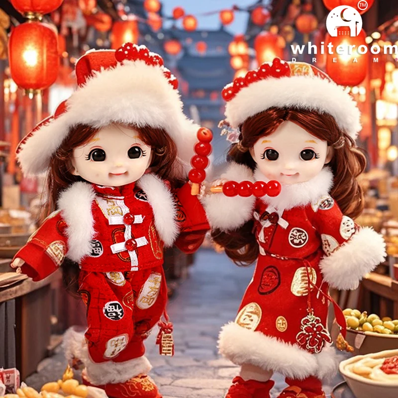 New NeZha Chinese Style Doll NEZHA Mini Doll Chinese Mythical Movie  BJD Authentic Limited Edition Pendant Boys Girls Toy Gift