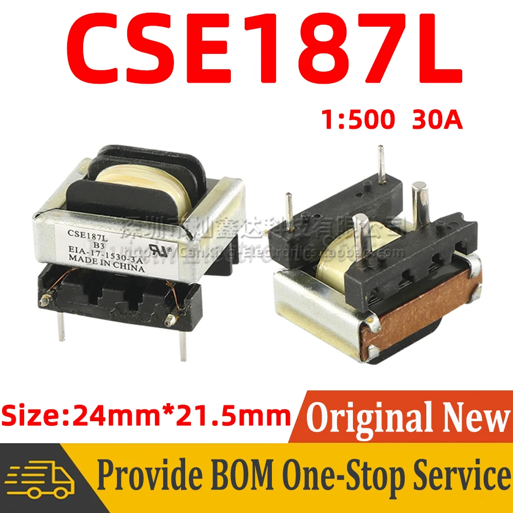 

2pcs CSE187L CSE187 DIP4 Current Sense Transformer 30A High Current Sensor Detect Turns Ratio 1:500