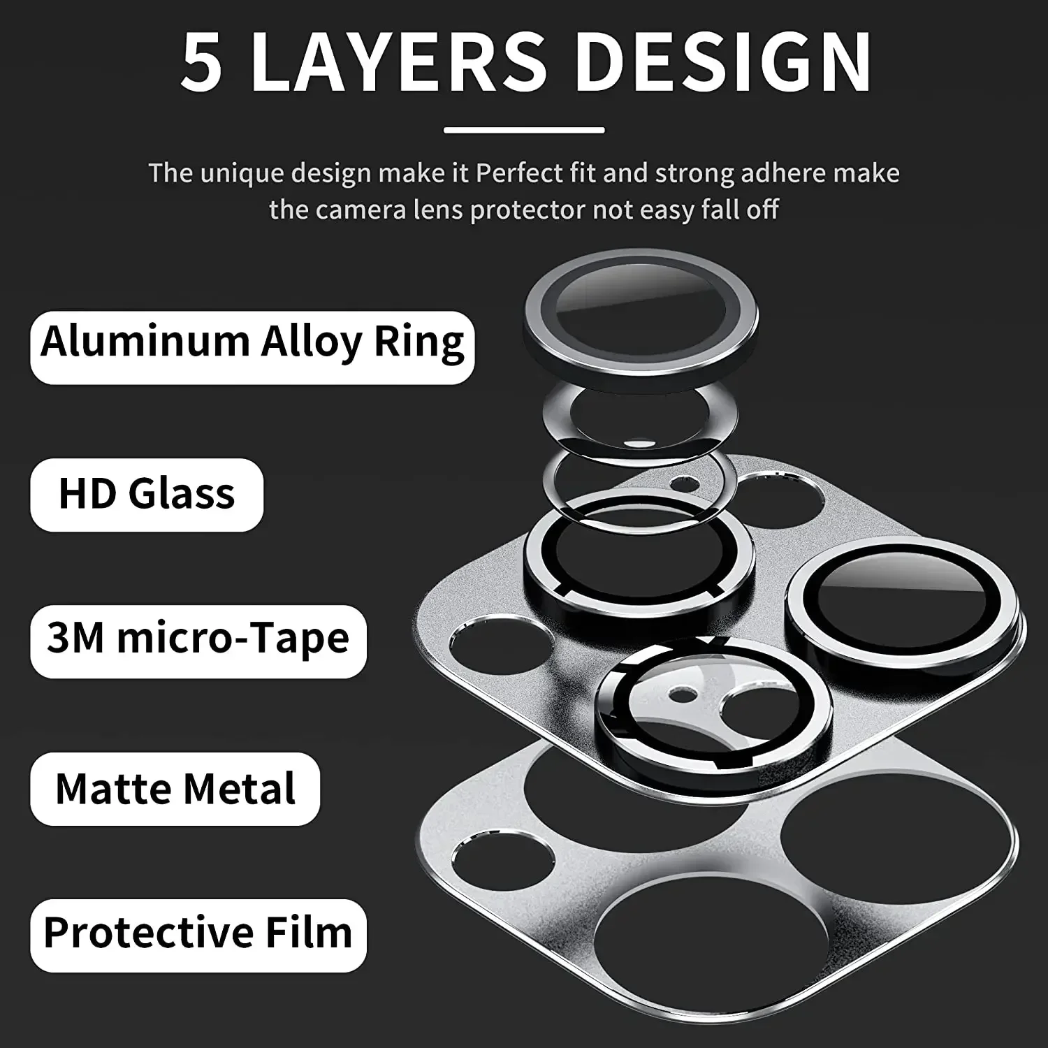 1 szt. Pełna osłona obiektywu aparatu do iPhone\'a 14 ProMax Szkło hartowane do iPhone\'a 11 12 13 15 Pro Max Mini Camera Protector