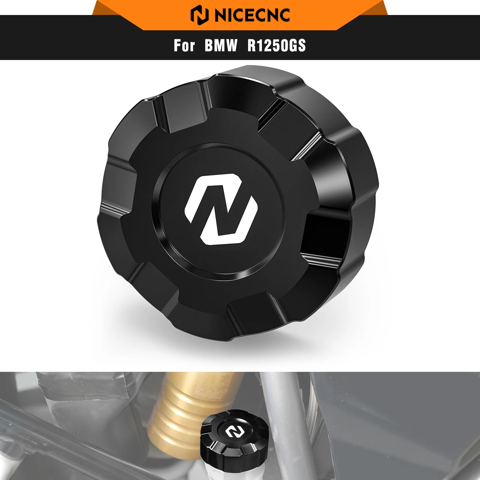 

Для BMW 2019-2023 R1250GS/GSA Крышка бачка задней тормозной жидкости BMW R 1250 GS R1250GS Adventure R 1250 GSA 2019 2020 2021 2022 2023