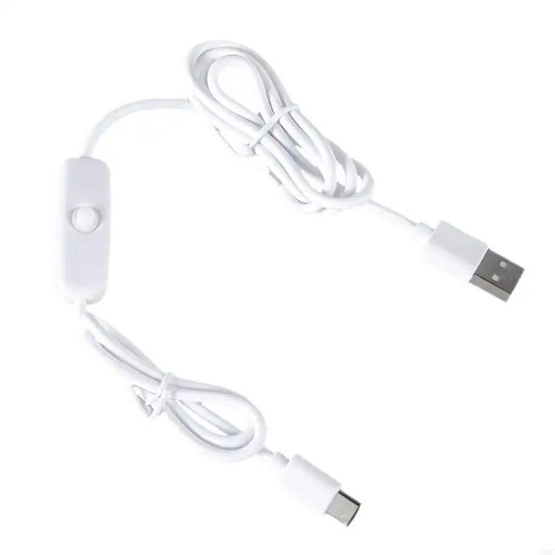 1.2m/3.9ft USB to Type C Power Cable Extension Wire Line with Switching Support 5V3A Charging for Other Electronics N0HC