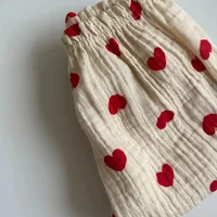 Organic Cotton Baby Pants Newborn Toddlers Autumn Spring Summer Winter Cute Print Soft Muslin Clothes Pants Pantalons Capris 5