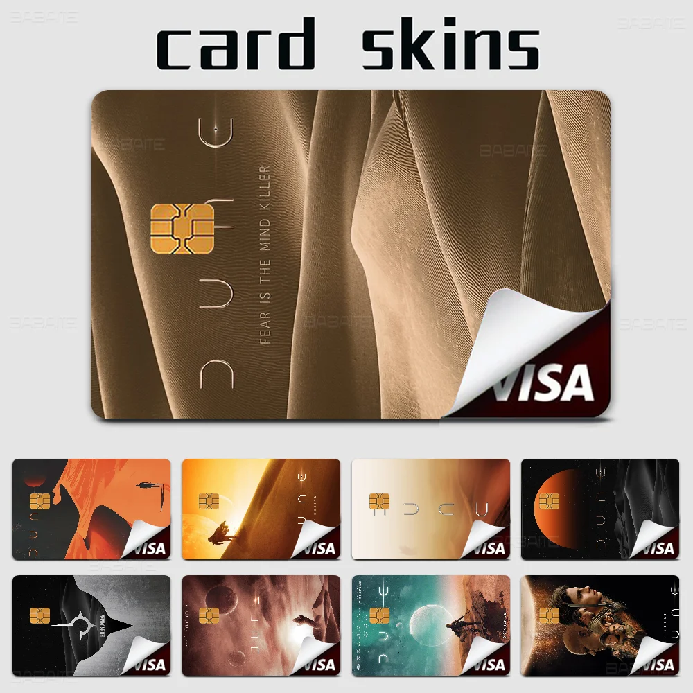 

Retro Dune Classic Movie Different Styles Poker Sticker Film Tape Skin For Credit Card Debit Card Big Chip